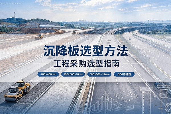 石渠沉降板选择方法