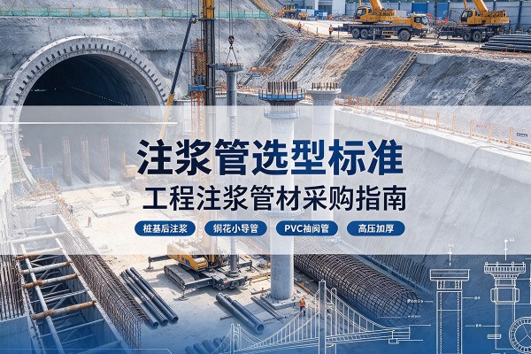 石渠注浆管选型标准