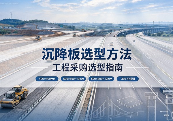 石渠沉降板选择方法